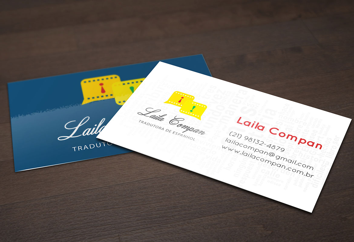 Logo e Cartão de visitas Laila Compan