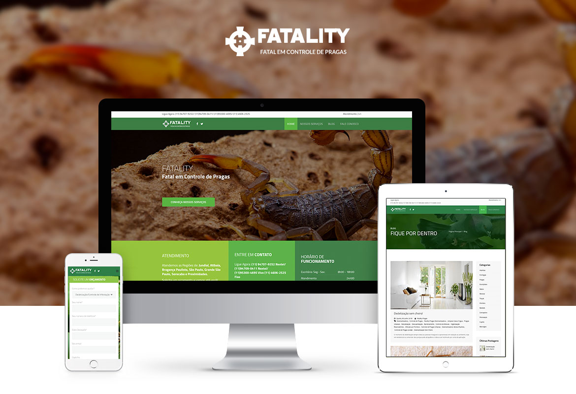 Site Fatality Pragas Desinsetizadora